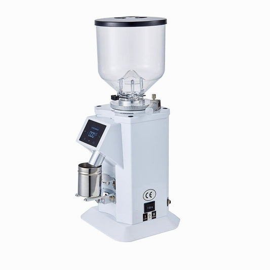 74mm Professional Automatic Adjustable Setting Industrial Electric Commercial Coffee Grinder Machine with Scale