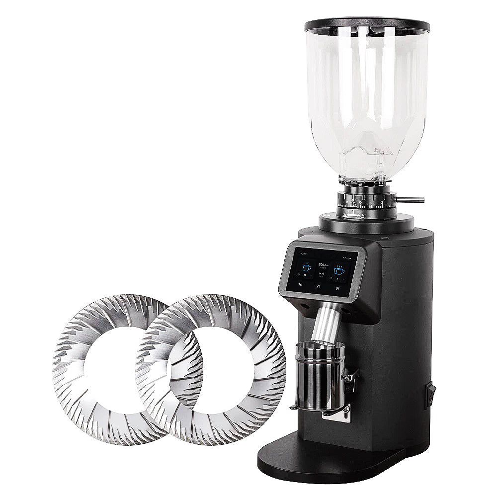 Commercial High Capacity Electrical Coffee Grinder Bean Grinding Machine LCD Touch Control Electric Espresso Grinder