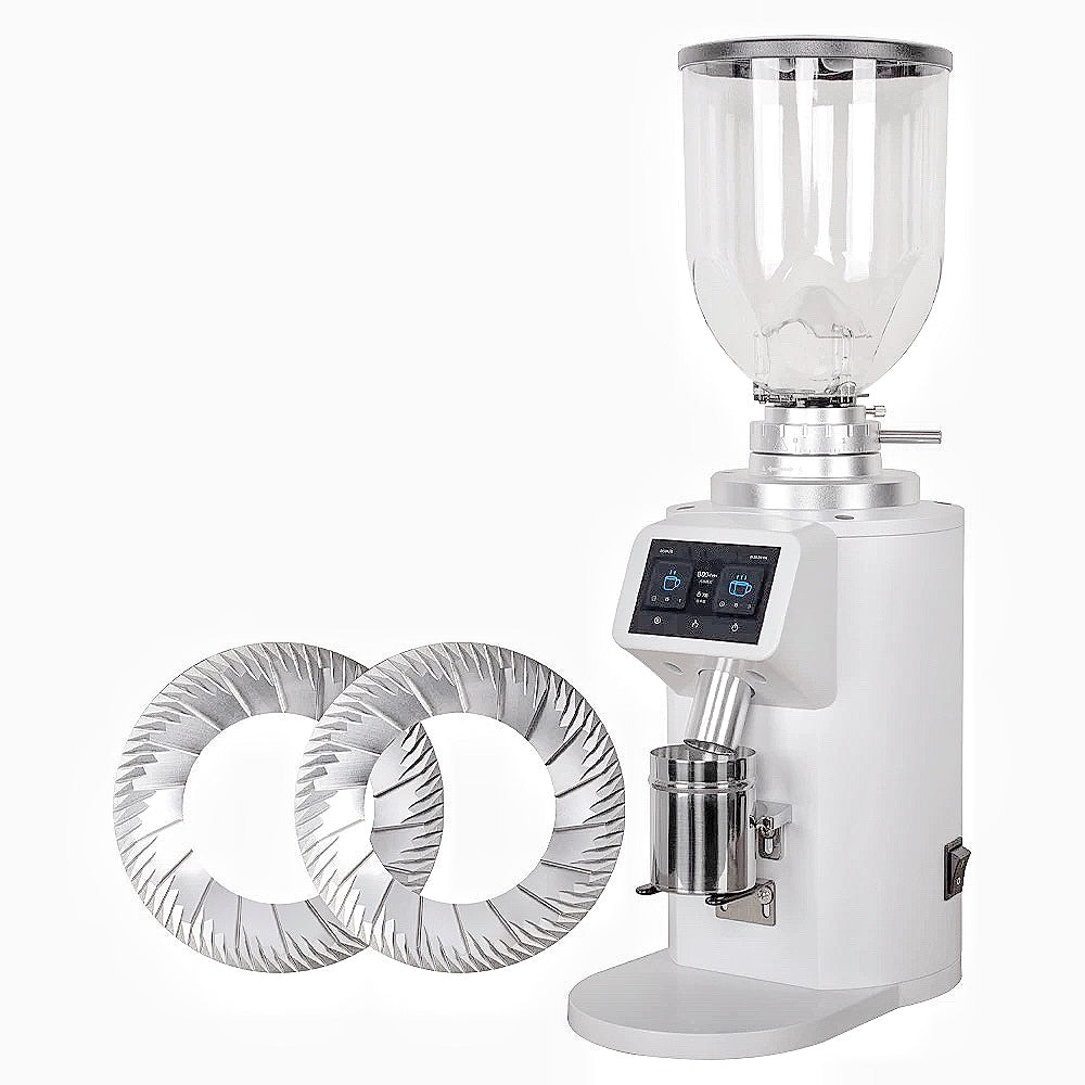 Commercial High Capacity Electrical Coffee Grinder Bean Grinding Machine LCD Touch Control Electric Espresso Grinder